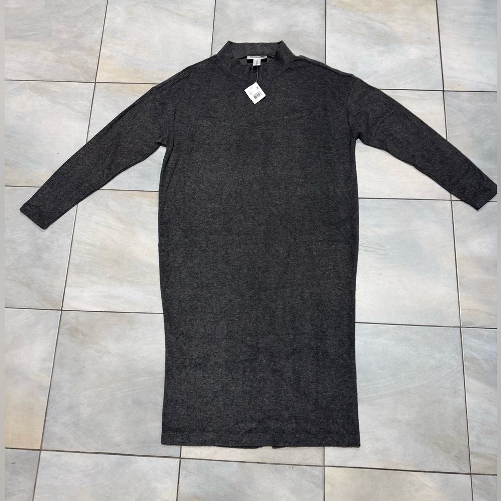 Motherhood Maternity Gray Knit Midi Dress Size Small NWT